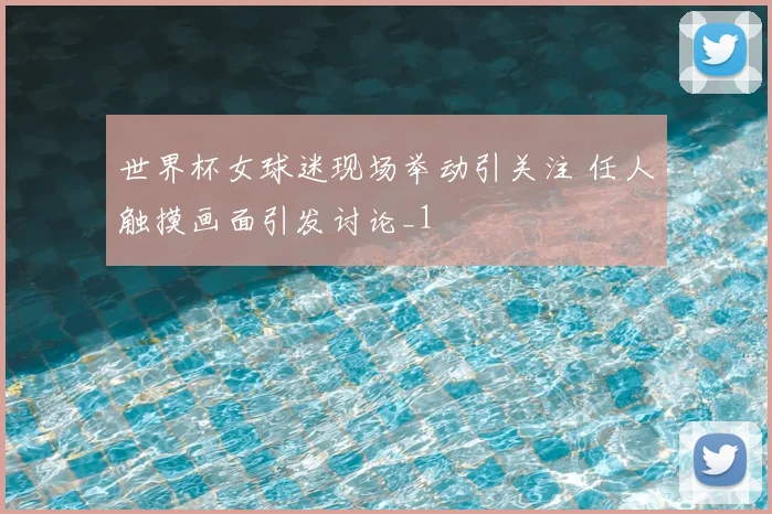 世界杯女球迷现场举动引关注 任人触摸画面引发讨论_1
